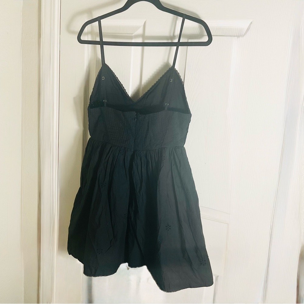 Zara Woman’s Black Spaghetti Strap mini Dress size medium - Picture 9 of 11